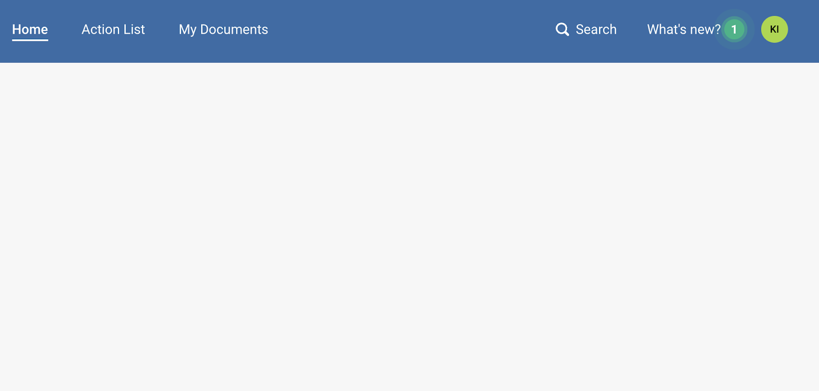 Screenshot showing the What's New Badge