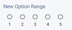From To option range setting as displayed for the user