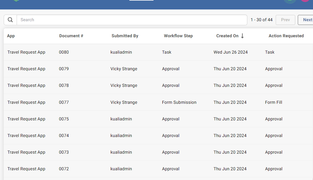 Gif demonstrating how to complete a task