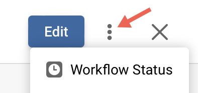 Screenshot showing the icon for more options
