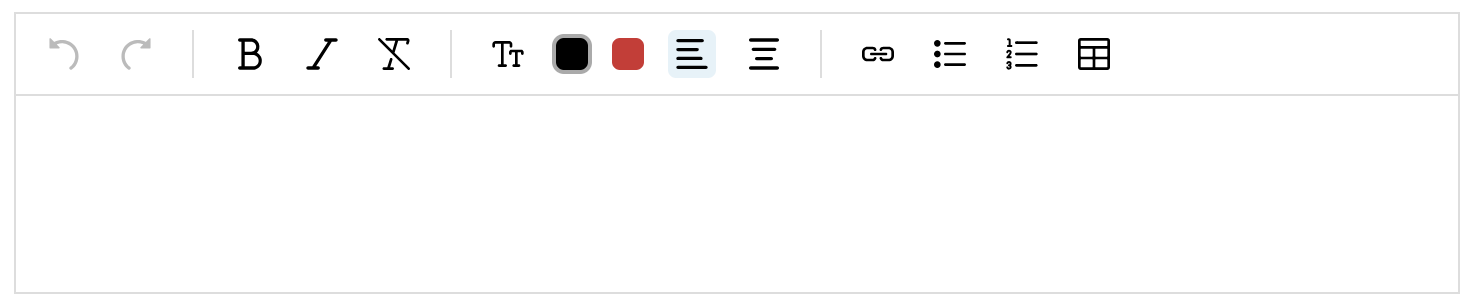 Platform - New Rich Text Editor