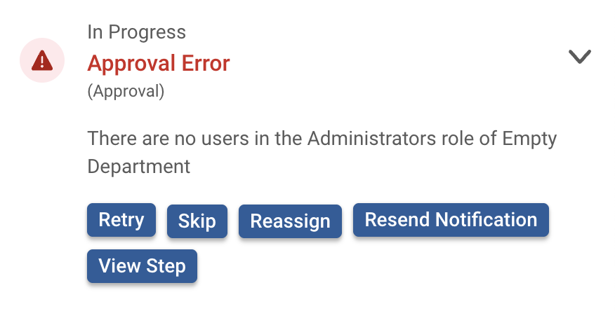 Platform - Workflow - Error if Group Empty