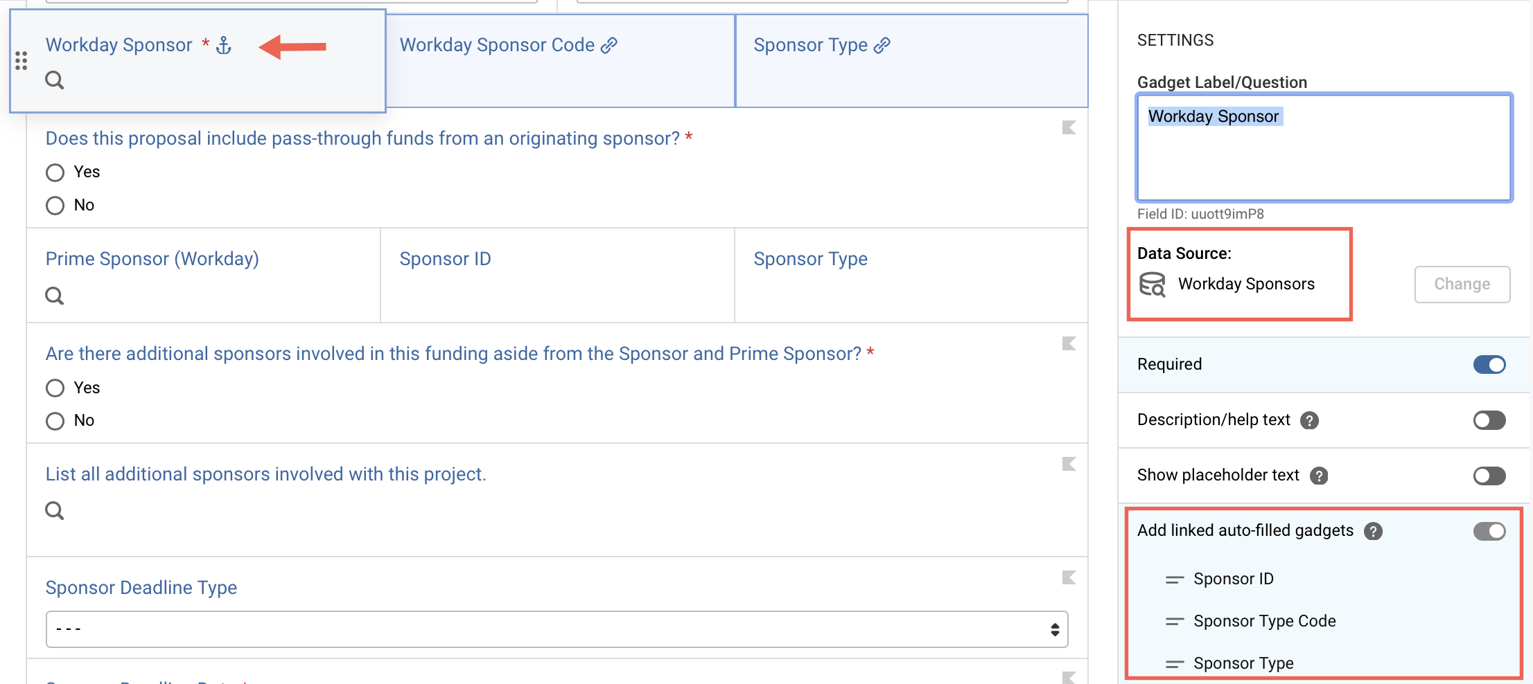 Platform - Advanced Lookup - Workday example