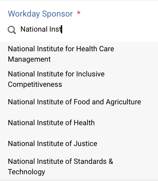 Platform - Workday Integration Lookup example