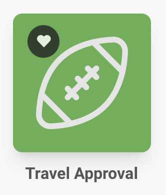 Platform - Tile Favorite heart icon