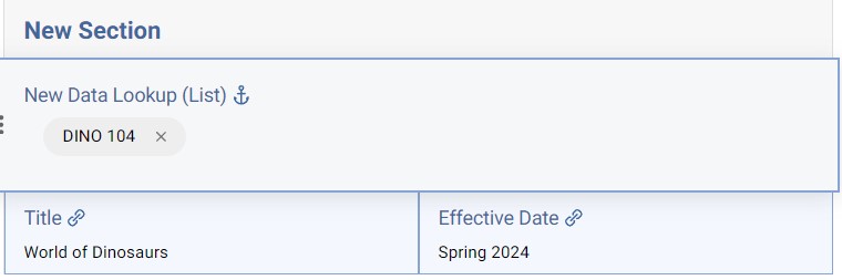 Screenshot of Integration to CM on Form