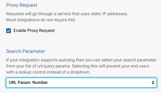Platform - Build - Proxy Request and Search Param