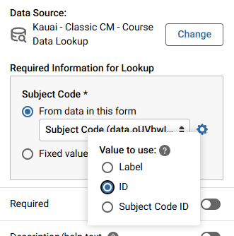 Platform - Build - Required Info for lookup