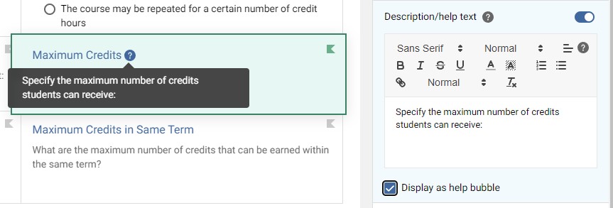 Help Text on a gadget