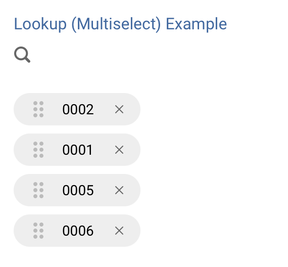 Platform - Advanced Lookup (Multiselect) list example
