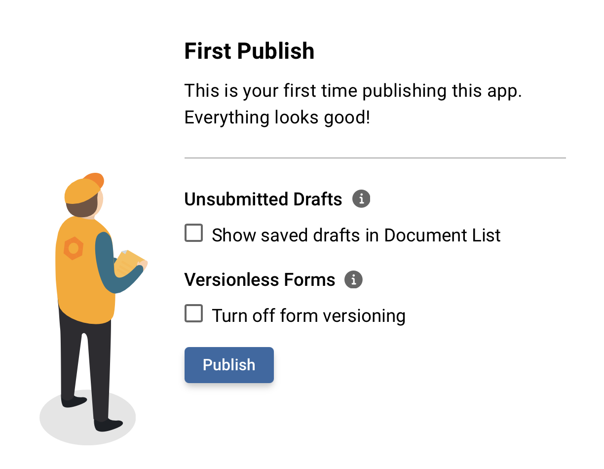 First publish message