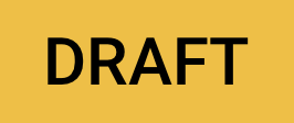 Screenshot of the Draft flag