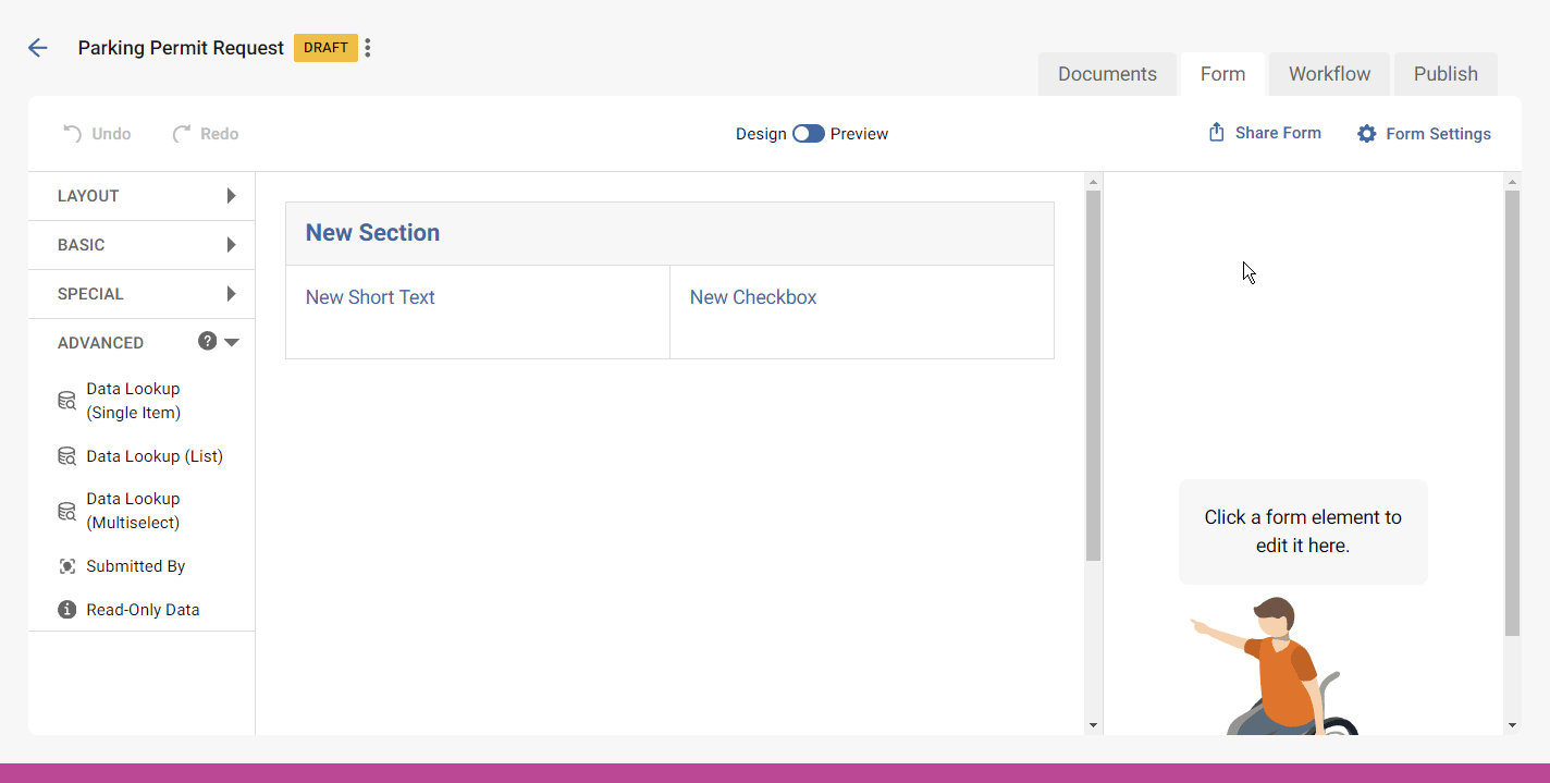 Gif explaining how to access Conditional Permissions
