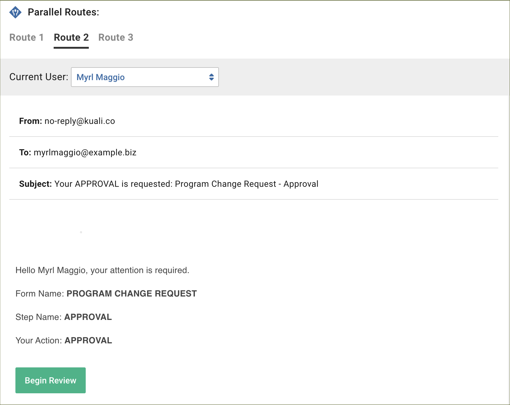 Branched steps in workflow simulator