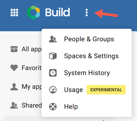 Platform - Suite Menu