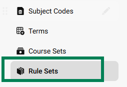 Academic Ops - Select Rule Sets