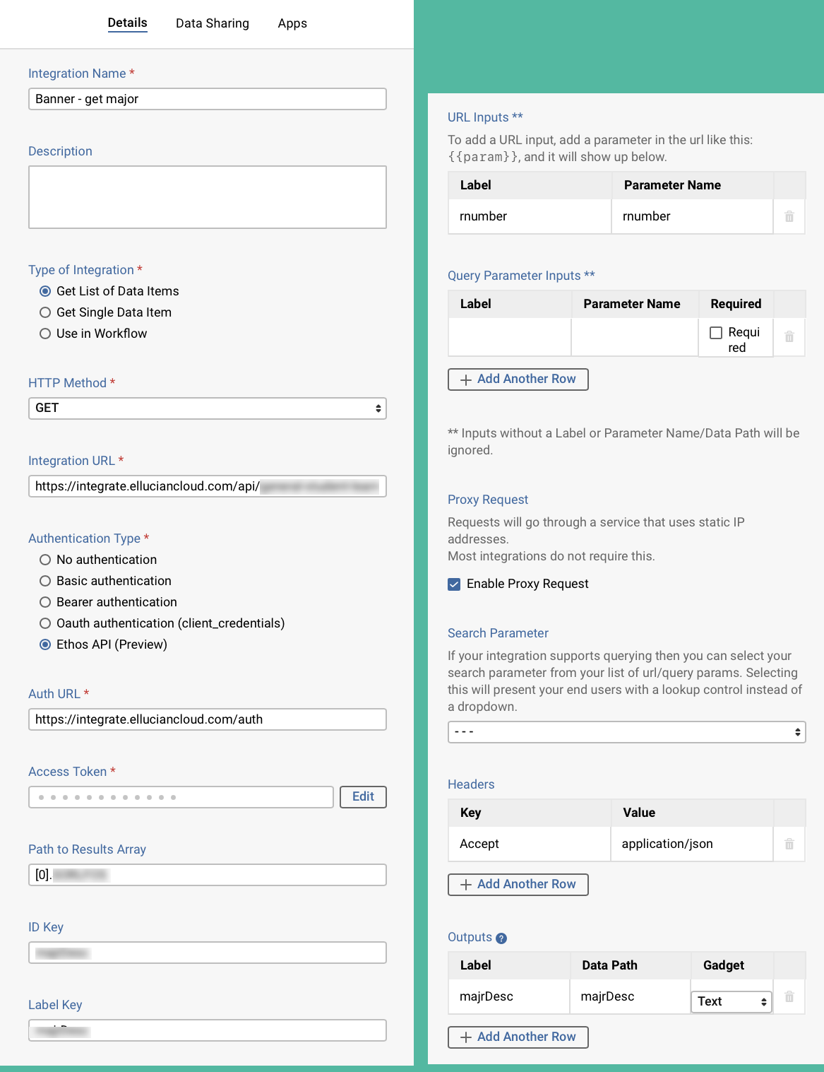 Platform - Integrations - Example for Banner