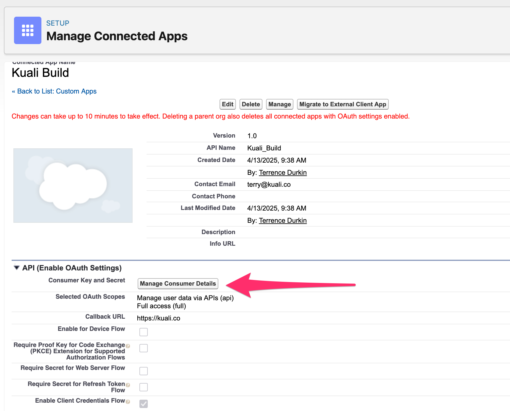 Platform - Integrations - Salesforce setup