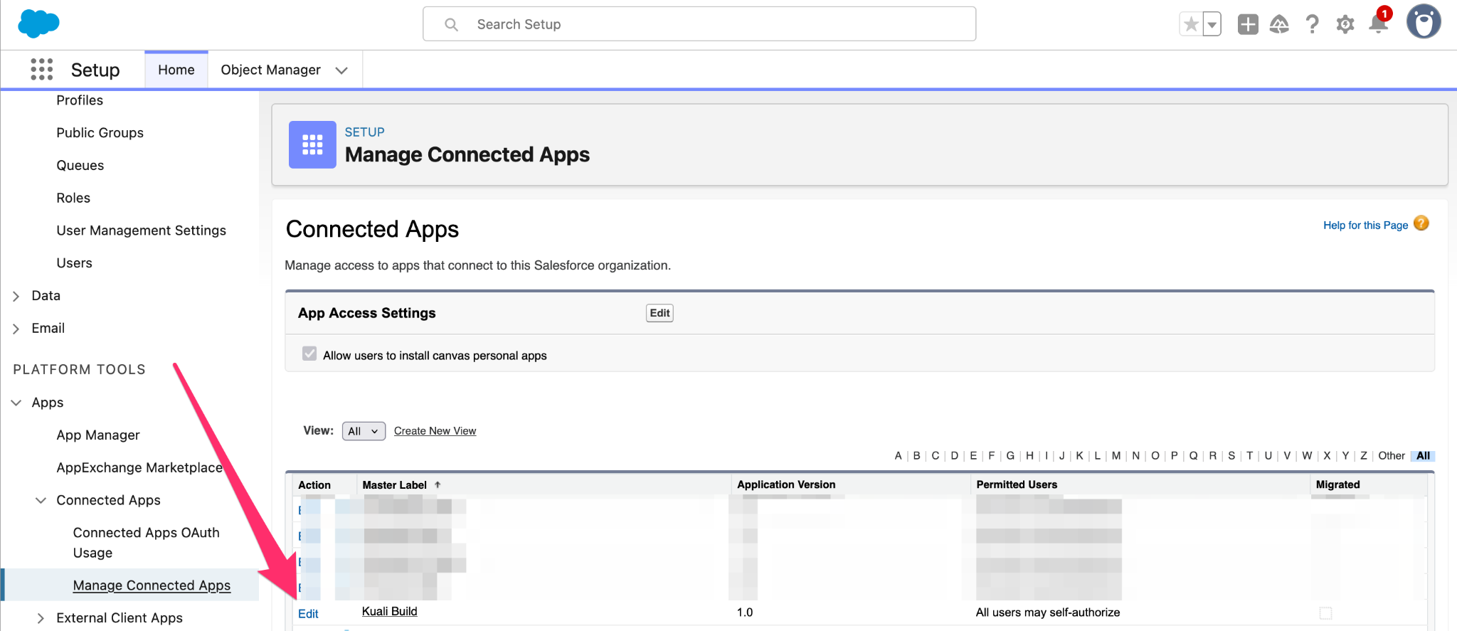 Platform - Integrations - Salesforce creating an integration user