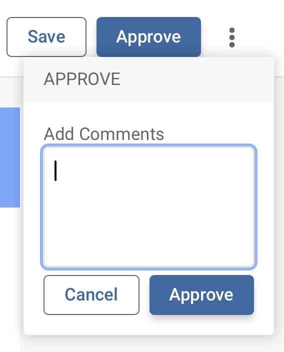 Platform - Approve Comments