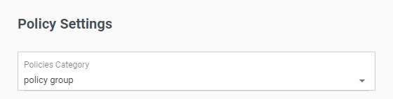 Classic - Policy Group Selection