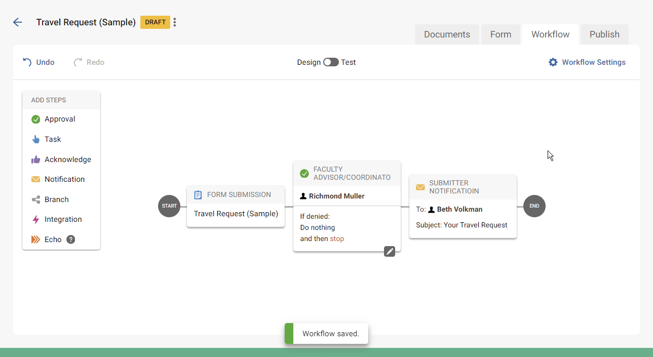 Gif demonstrating the workflow simulator