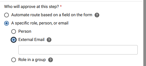 Platform - External email