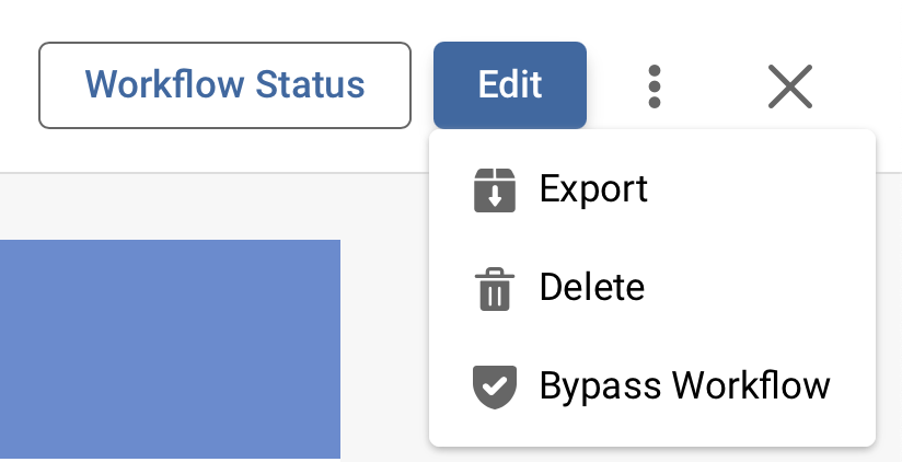 Platform - Workflow - Bypass Workflow option