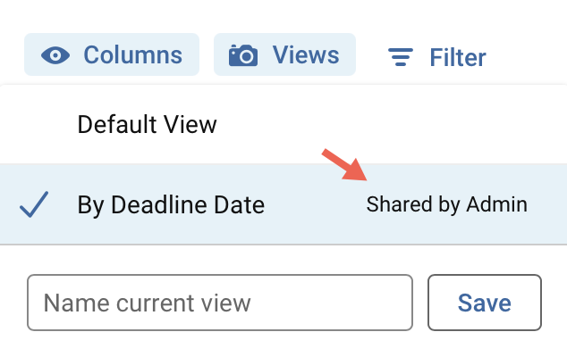 Platform - Views display for end user