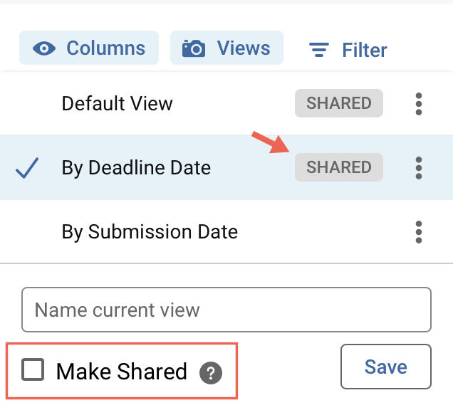 Platform - Shared View