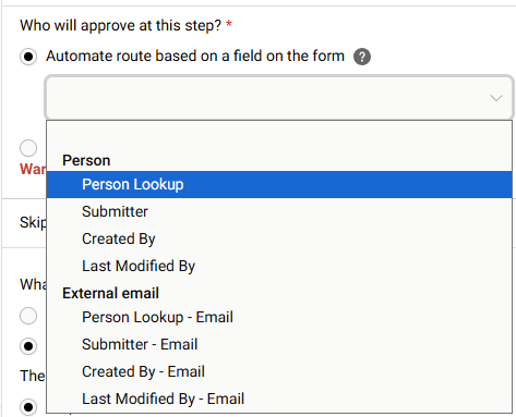 Platform - Workflow - Automate to person lookup